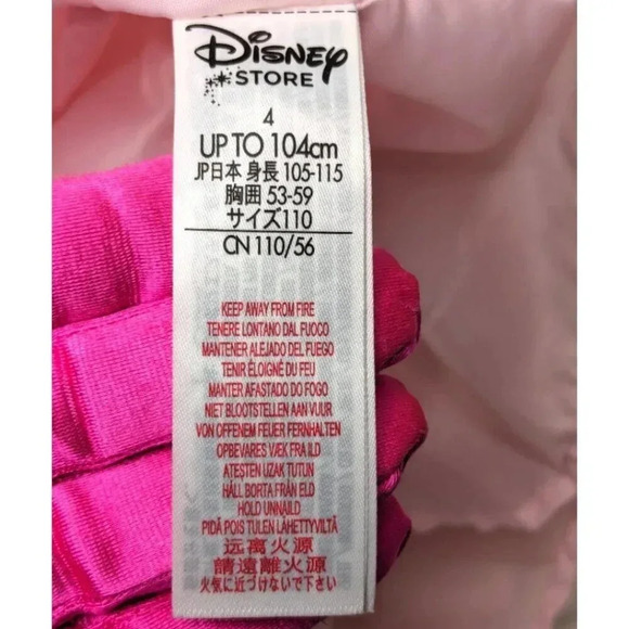 Disney Frozen Princess ELSA Girls Sequin Costume Party Dress Pink Snowflakes Sz4 - Picture 9 of 15